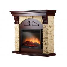 Портал Firelight Torre 25S камень слоновая кость, шпон темный дуб Портал Firelight Torre 25S камень слоновая кость, шпон темный дуб