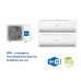 Кондиционер, мультисплит-система на 2 комнаты Haier 2U40S2SM1FA,AS09TS6HRA-M*2шт. (42м2)