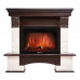 Портал Firelight Forte 25S камень белый, шпон темный дуб Портал Firelight Forte 25S камень белый, шпон темный дуб