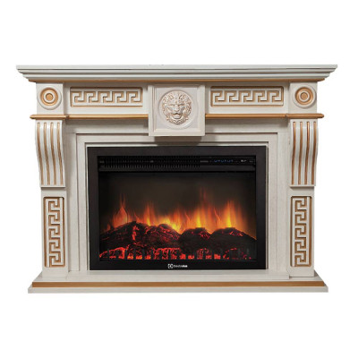 Портал Firelight Vittoriano 30 Белёный дуб с золотой патиной