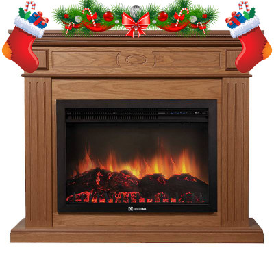 Каминный комплект портал Bianco 25 D + Очаг электрический Electrolux Sphere Plus EFP/P-2720RLS