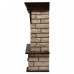 Каминный комплект портал Forte Wood 25 BDO + Биокамин Firelight BFP/P-2520