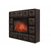 Каминокомплект: Очаг Electrolux EFP/P-3020LS с порталом Firelight Crystal 30 тёмная экокожа