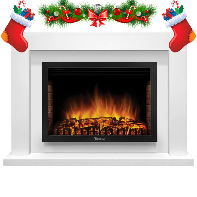 Каминный комплект портал Simple 25 B + Биокамин Firelight BFP/P-2520