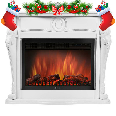 Каминный комплект портал Ovatio 30 W + Биокамин Firelight BFP/P-3020