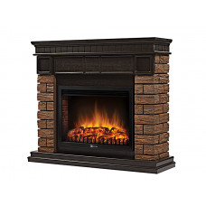 Портал Firelight Bricks Wood 25 камень темный, шпон венге Портал Firelight Bricks Wood 25 камень темный, шпон венге