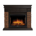 Портал Firelight Bricks Wood 25 камень темный, шпон венге Портал Firelight Bricks Wood 25 камень темный, шпон венге