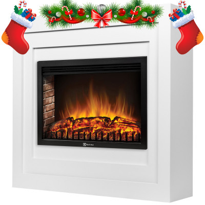 Каминный комплект портал Cubo 25 B + Биокамин Firelight BFP/P-2520