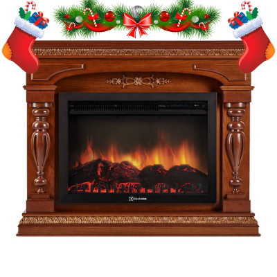 Каминный комплект портал Perfetto R 26/30 D + Биокамин Firelight BFP/P-3020