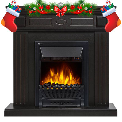 Каминный комплект портал Bianco Classic V + Очаг электрический Electrolux Classic EFP/P-1020LS