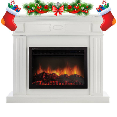 Каминный комплект портал Bianco 25 + Очаг электрический Electrolux EFP/P-2520LS N